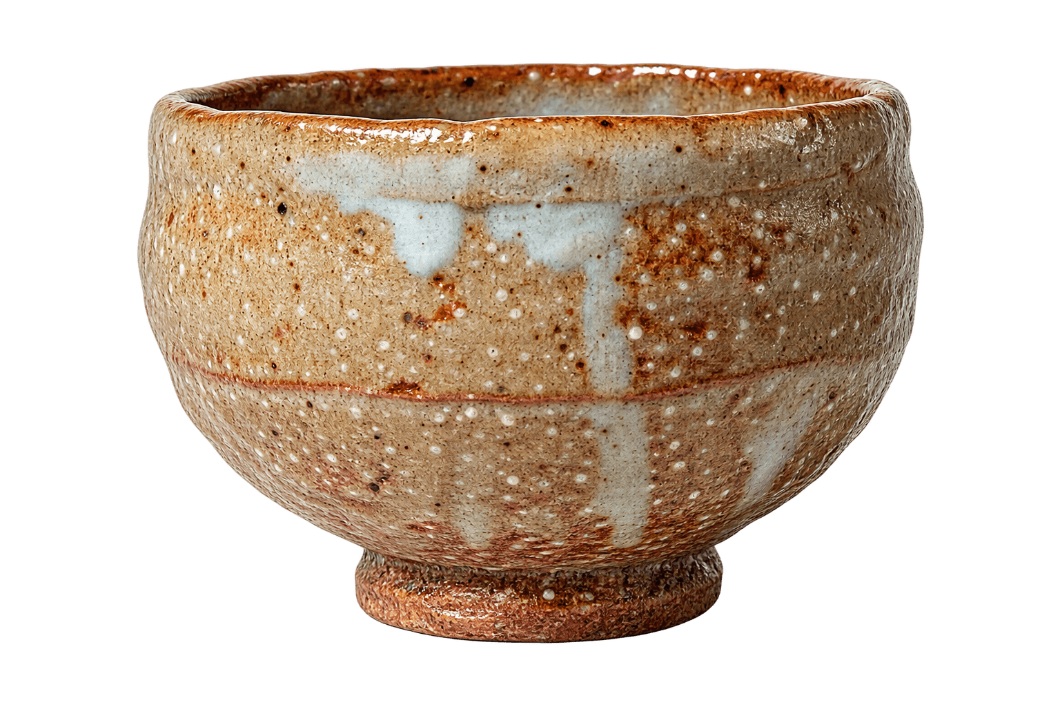 A handcrafted Japanese ceramic bowl